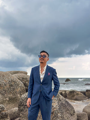 Italian Navy Blue Suit