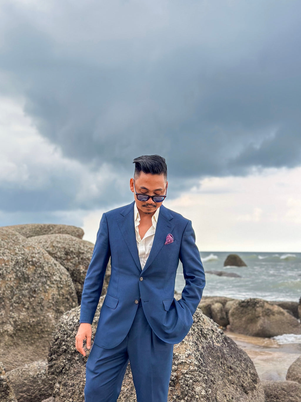 Italian Navy Blue Suit