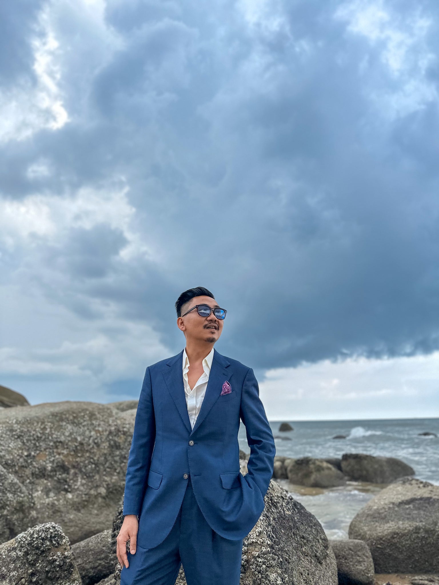 Italian Navy Blue Suit