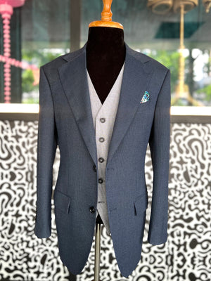 BIRD EYE BLUE SUIT