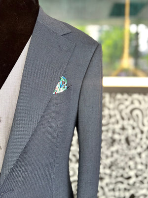 BIRD EYE BLUE SUIT