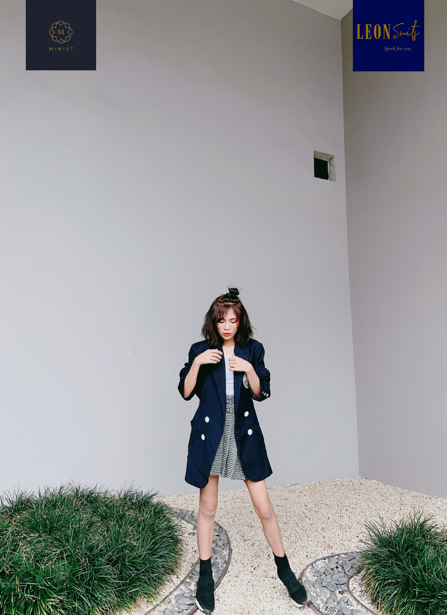 Deep Navy Stylish Design Blazer