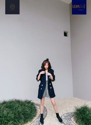 Deep Navy Stylish Design Blazer
