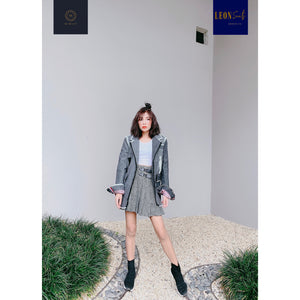 Grey Multi-tone Blazer