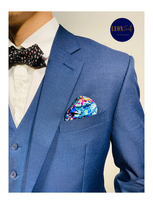 Premium Bespoke Medium Navy 3-Piece Suit