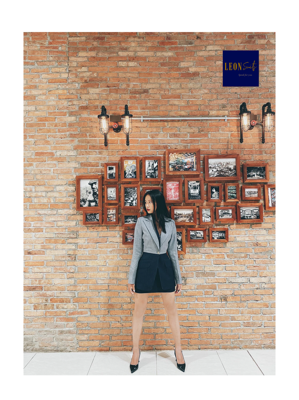TWO TONE LADY SUIT