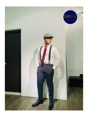 Standard Bespoke Dark Grey Three Piece Suit
