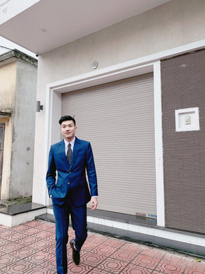 Standard Custom Made ‘Crash Landing On You’ Medium Navy Suits