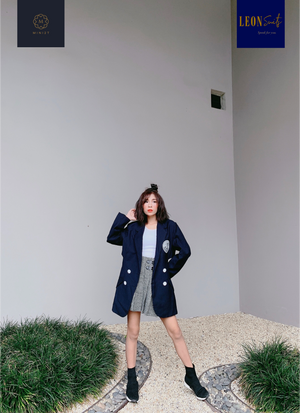 Deep Navy Stylish Design Blazer
