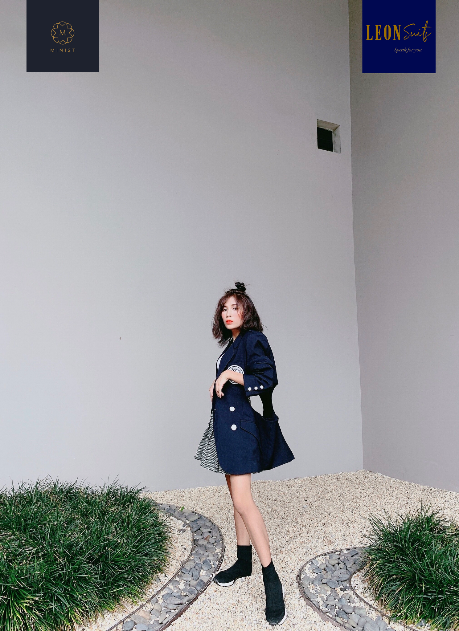 Deep Navy Stylish Design Blazer