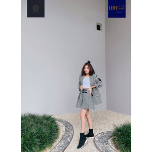 Grey Houndstooth Suit