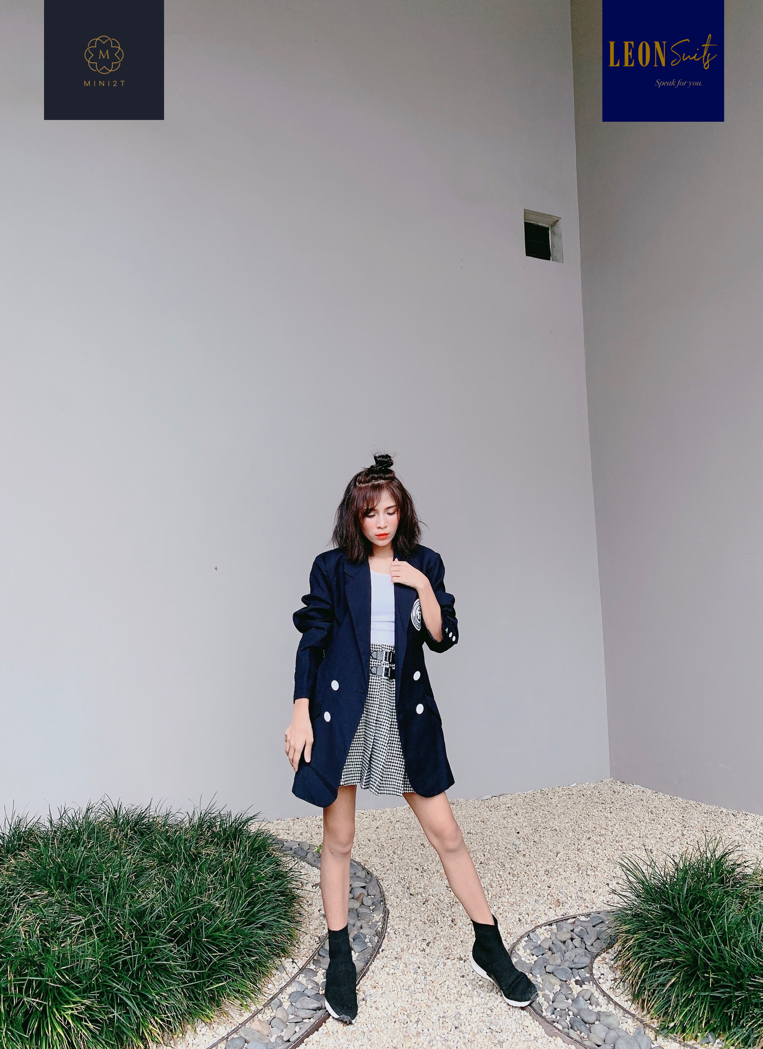 Deep Navy Stylish Design Blazer