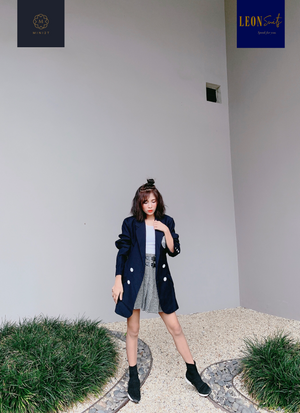 Deep Navy Stylish Design Blazer