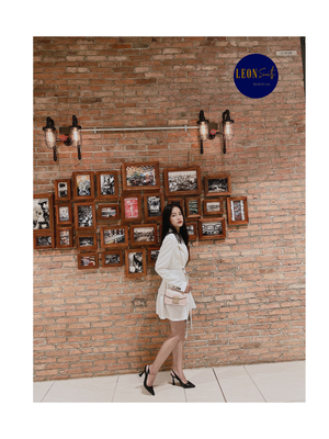 Lady White Dress Suit