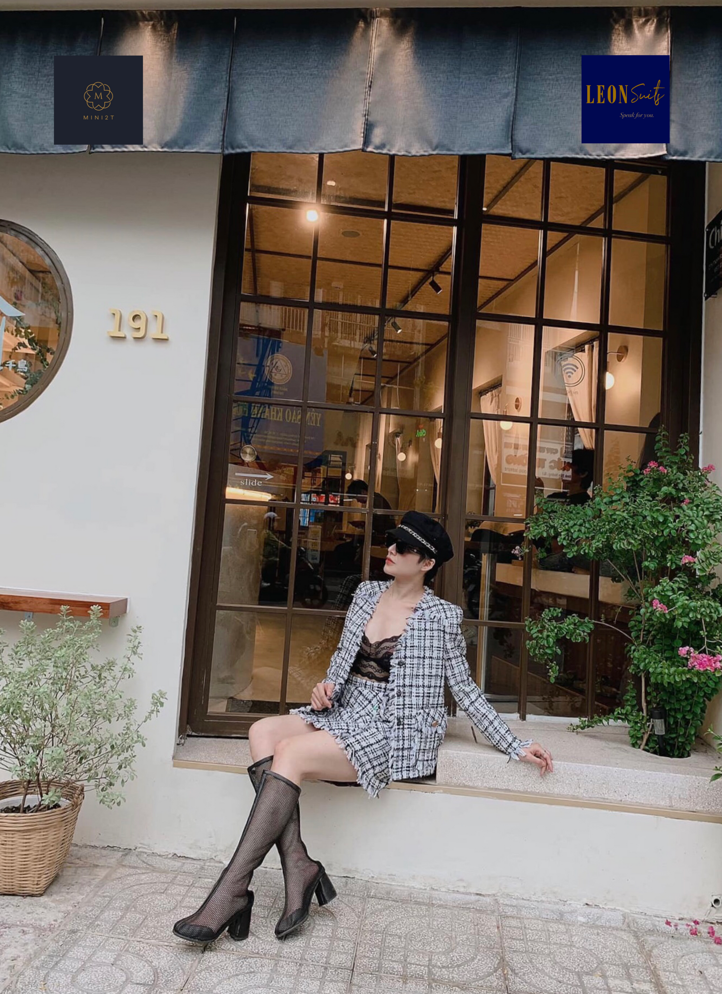 Rich Patterned Knitted Suit