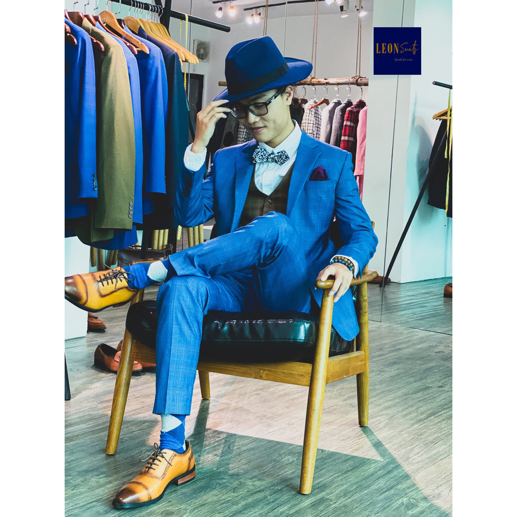 PRINCE OF WALES 3-PIECE SUIT