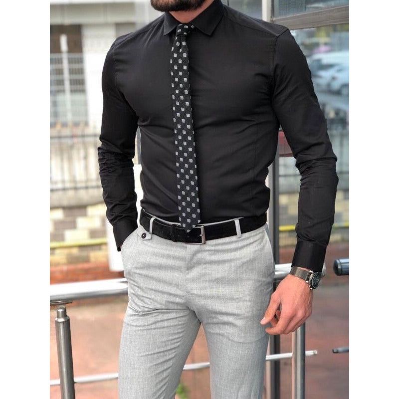 Custom Made Black Shirt
