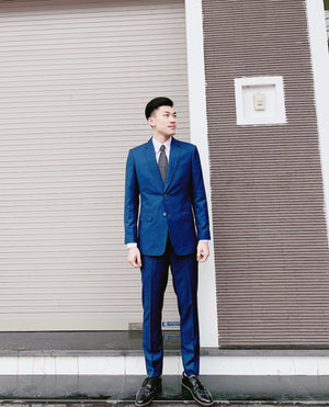 Standard Custom Made ‘Crash Landing On You’ Medium Navy Suits
