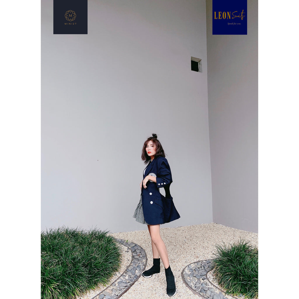 Deep Navy Stylish Design Blazer