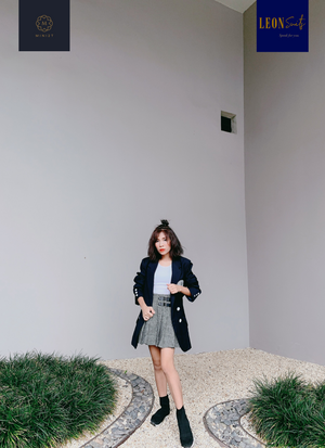 Deep Navy Stylish Design Blazer