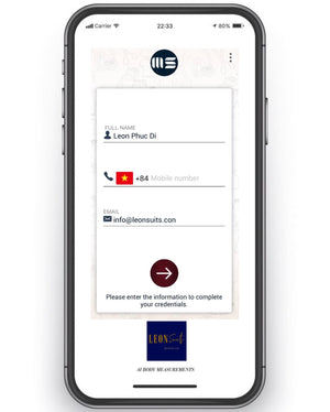 ONLINE MADE TO MEASURE SERVICE W/ AI BODY MEASUREMENT APPS