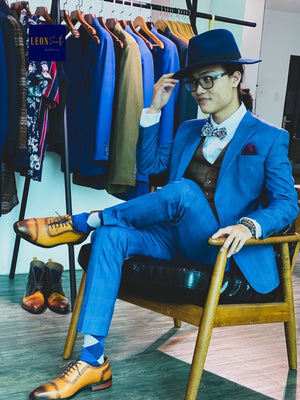 PRINCE OF WALES 3-PIECE SUIT