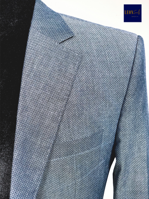 Tropical Grey Polka Dot Blazer