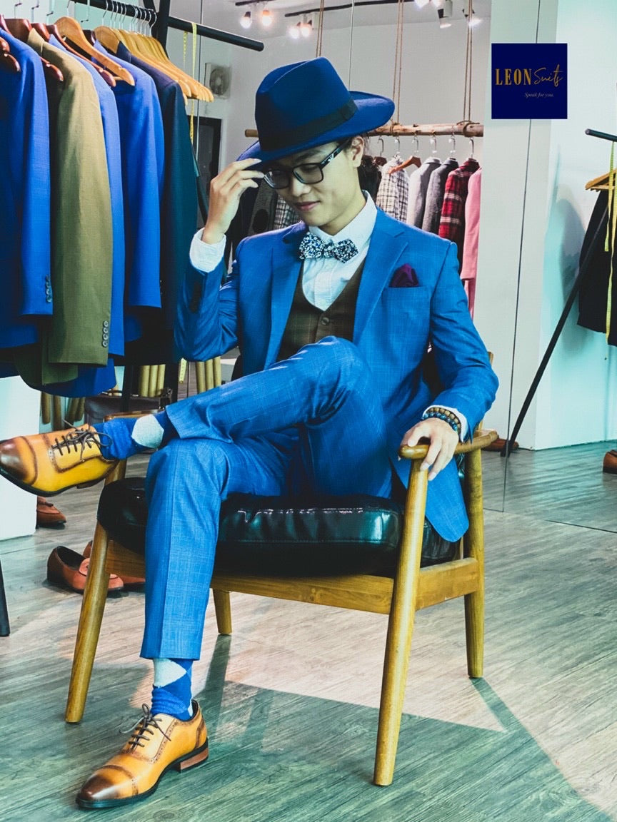 PRINCE OF WALES 3-PIECE SUIT