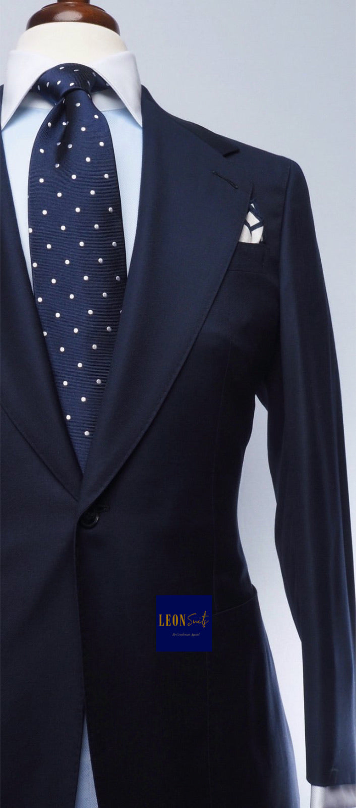 Premium Dark Navy 2-Piece Suit